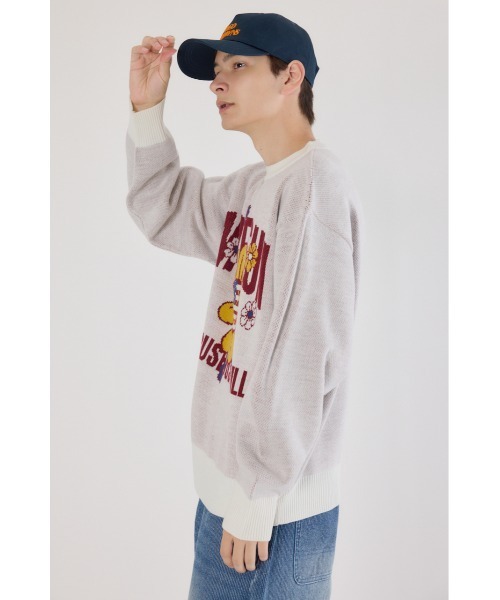 RODEO CROWNS WIDE BOWL（ロデオクラウンズワイドボウル）の「アメリカンフラワーニット（ニット/セーター・メンズ・オフホワイト/ブラック/イエロー・MEDIUM/LARGE）」の22枚目の写真