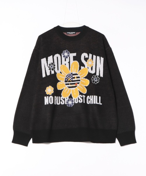 RODEO CROWNS WIDE BOWL（ロデオクラウンズワイドボウル）の「アメリカンフラワーニット（ニット/セーター・メンズ・オフホワイト/ブラック/イエロー・MEDIUM/LARGE）」の7枚目の写真