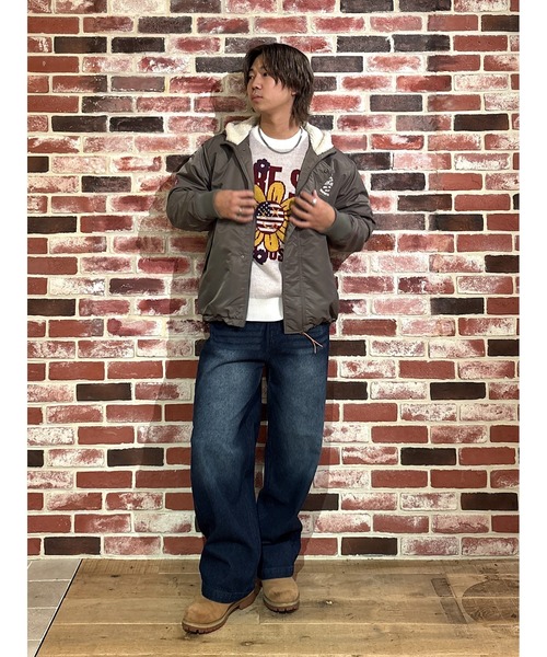 RODEO CROWNS WIDE BOWL（ロデオクラウンズワイドボウル）の「アメリカンフラワーニット（ニット/セーター・メンズ・オフホワイト/ブラック/イエロー・MEDIUM/LARGE）」の12枚目の写真