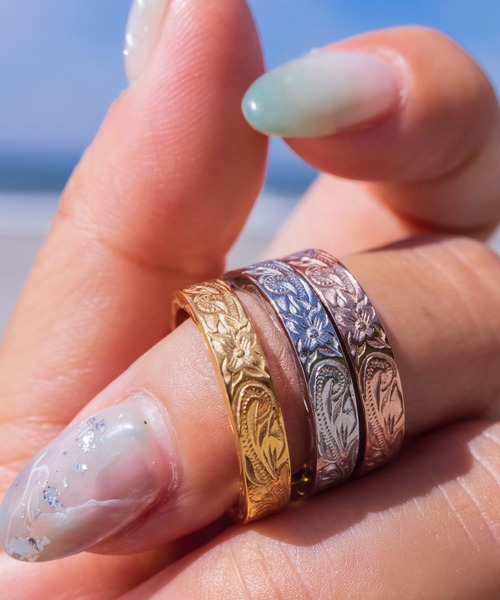 IRIEBEACH(アイリービーチ)の「Flat ring 4mm/【ハワイアンジュエリー】【サージカルステンレス】【金属アレルギー対応】【IRIEBEACH / アイリービーチ】つけっぱなしOK(リング・レディース・シルバー/ピンク/ゴールド・21号/19号/17号/15号/13号/11号/9号/7号)」の1枚目の写真