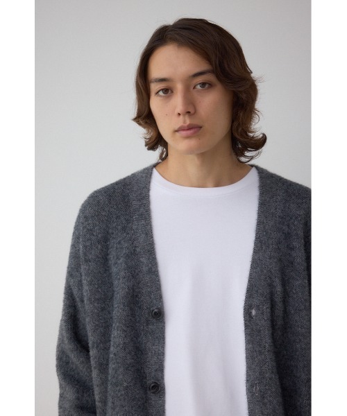 AZUL by moussy（アズールバイマウジー）の「シャギーカーディガン（カーディガン/ボレロ・メンズ・ブラック系その他/ピンク系その他/ブルー系その他・FREE）」の5枚目の写真