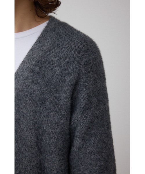 AZUL by moussy（アズールバイマウジー）の「シャギーカーディガン（カーディガン/ボレロ・メンズ・ブラック系その他/ピンク系その他/ブルー系その他・FREE）」の11枚目の写真