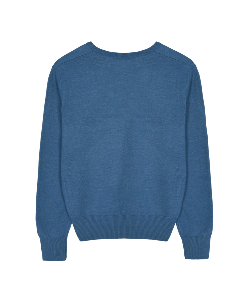 NICK&NICOLE(ニックアンドニコール)の「NICOLE ROSE JAQUARD PULLOVER KNIT_BLUE(ニット/セーター・レディース・その他・FREE)」の5枚目の写真
