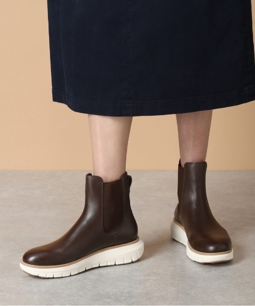 COLE HAAN(コールハーン)の「ゼログランド レクサンナ チェルシー ブーツ ウォータープルーフ womens(ブーツ・レディース・ブラウン・6/6.5/7/7.5/8/8.5/5.5)」の2枚目の写真