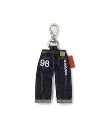AAKAM（アーカム）の「98 Denim Keyring (Blue)（キーケース/キーアクセサリー）」