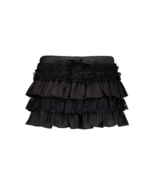 SETUP-EXE(セットアップイーエックスイー)の「TUTU MIX SKIRT PANTS / BLACK(スカート・レディース・その他・OS)」の1枚目の写真