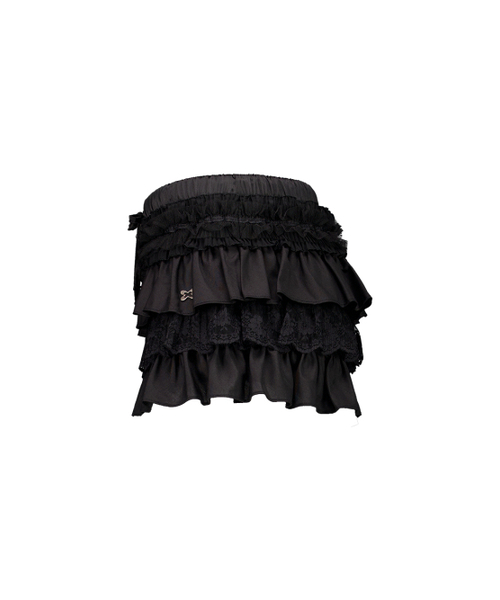 SETUP-EXE(セットアップイーエックスイー)の「TUTU MIX SKIRT PANTS / BLACK(スカート・レディース・その他・OS)」の2枚目の写真