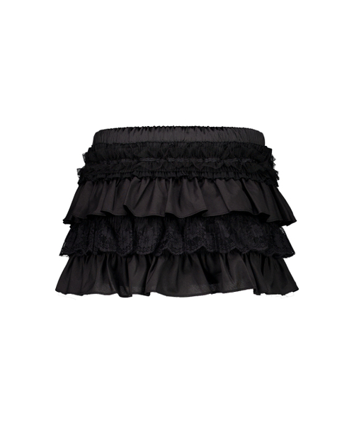 SETUP-EXE(セットアップイーエックスイー)の「TUTU MIX SKIRT PANTS / BLACK(スカート・レディース・その他・OS)」の3枚目の写真