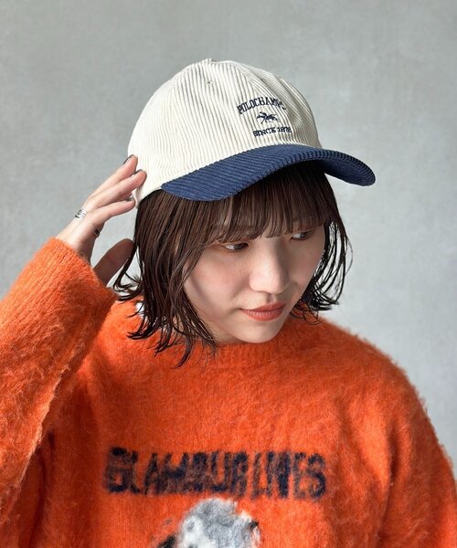 POLOCHAMPS(ポロチャンプス)の「コーデュロイキャップ(キャップ・メンズ・アイボリー/グリーン/キャメル・FREE)」の7枚目の写真