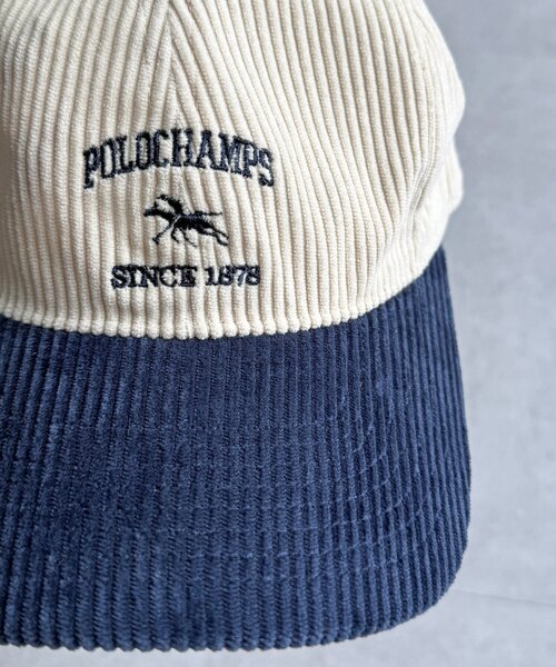 POLOCHAMPS(ポロチャンプス)の「コーデュロイキャップ(キャップ・メンズ・アイボリー/グリーン/キャメル・FREE)」の11枚目の写真