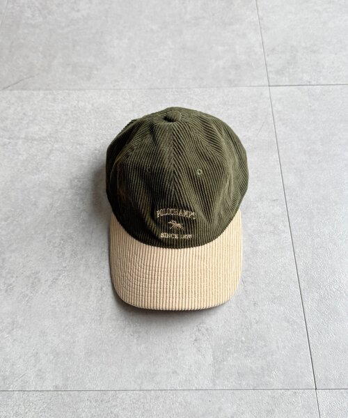 POLOCHAMPS(ポロチャンプス)の「コーデュロイキャップ(キャップ・メンズ・アイボリー/グリーン/キャメル・FREE)」の17枚目の写真
