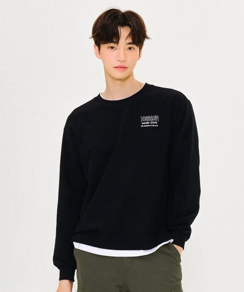 CHASECULT(チェイスカルト)の「男性フォトグラフィックスウェットシャツ-ブラック(スウェット・メンズ・ブラック・105/100/95)」の1枚目の写真