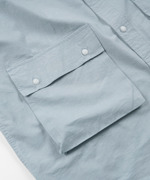 FRIZMWORKS(フリズムワークス)の「WASHED TRIPLE POCKET HALF SHIRT _ SKY BLUE(シャツ/ブラウス・メンズ・その他・SMALL/MEDIUM/LARGE/X-LARGE)」の5枚目の写真