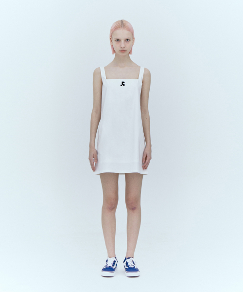 Rest&Recreation(レストアンドレクリエーション)の「SQUARE NECK MINI DRESS_WHITE(ワンピース・レディース・その他・SMALL)」の1枚目の写真
