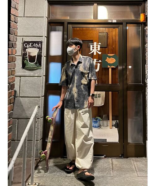 TRIP LE SENS(トリップ ル センス)の「タイダイクロシェハーフシャツ_NAVY(シャツ/ブラウス・レディース・その他・MEDIUM/LARGE)」の6枚目の写真