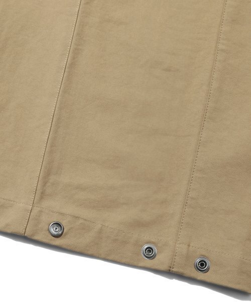 TRILLION(トリリオン)の「サイドタックスナップボタンワイドコットンパンツ(ベージュ)(その他パンツ・レディース・その他・LARGE/X-LARGE/MEDIUM)」の10枚目の写真