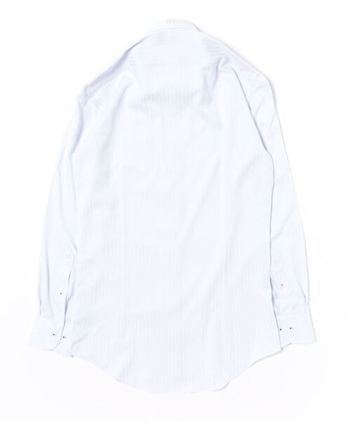 TOKYO SHIRTS(トウキョウシャツ)の「【吸水速乾】【COFREX】形態安定ノンアイロン ワイド 長袖ビジネスワイシャツ(ビジネスシャツ・メンズ・サックスブルー・首回り39cm-裄丈80cm/首回り39cm-裄丈84cm/首回り41cm-裄丈82cm/首回り41cm-裄丈86cm/首回り42cm-裄丈82cm/首回り42cm-裄丈86cm/首回り43cm-裄丈82cm/首回り43cm-裄丈86cm/首回り37cm-裄丈80cm/首回り37cm-裄丈84cm)」の6枚目の写真
