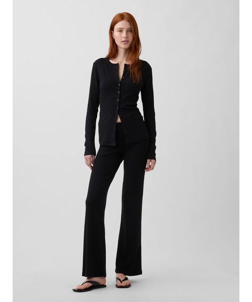 GAP(ギャップ)の「モダン ワイドリブ カーディガン(カーディガン/ボレロ・レディース・ブラック/ブラウン・XXS/XL/XS/L/S/M)」の6枚目の写真