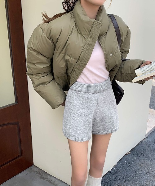 REMUR(レミュール)の「ニットショートパンツ(その他パンツ・レディース・ブラック/グレー・FREE)」の16枚目の写真