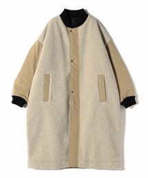 SHIPS | 【SHIPS別注】Nell: ボア コンビ ロング コート(その他アウター)