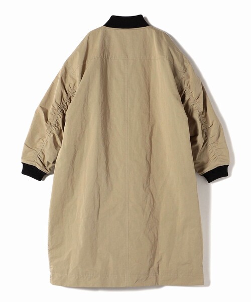 SHIPS（シップス）の「【SHIPS別注】Nell: ボア コンビ ロング コート（その他アウター・レディース・ベージュ系・ONE SIZE）」の2枚目の写真