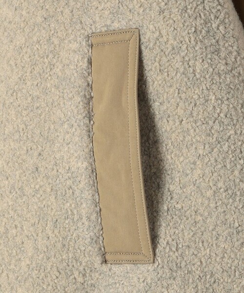 SHIPS（シップス）の「【SHIPS別注】Nell: ボア コンビ ロング コート（その他アウター・レディース・ベージュ系・ONE SIZE）」の5枚目の写真