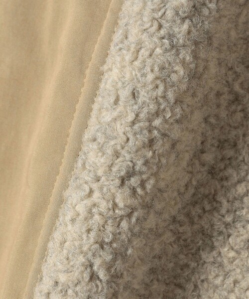 SHIPS（シップス）の「【SHIPS別注】Nell: ボア コンビ ロング コート（その他アウター・レディース・ベージュ系・ONE SIZE）」の12枚目の写真