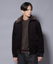 NANO universe | アタッチドカラー コットンコーデュロイブルゾン(ブルゾン)