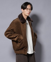 アタッチドカラー コットンコーデュロイブルゾン