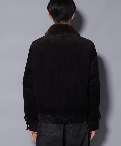 NANO universe(ナノユニバース)の「アタッチドカラー コットンコーデュロイブルゾン(ブルゾン・メンズ・カーキ/ダークブラウン・L/M)」の19枚目の写真