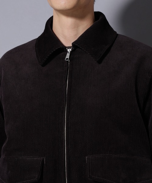 NANO universe(ナノユニバース)の「アタッチドカラー コットンコーデュロイブルゾン(ブルゾン・メンズ・カーキ/ダークブラウン・L/M)」の21枚目の写真