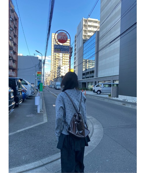 Vini（ヴィニ）の「ドットカーディガン（カーディガン/ボレロ・レディース・ブラック/グレー・MEDIUM）」の10枚目の写真