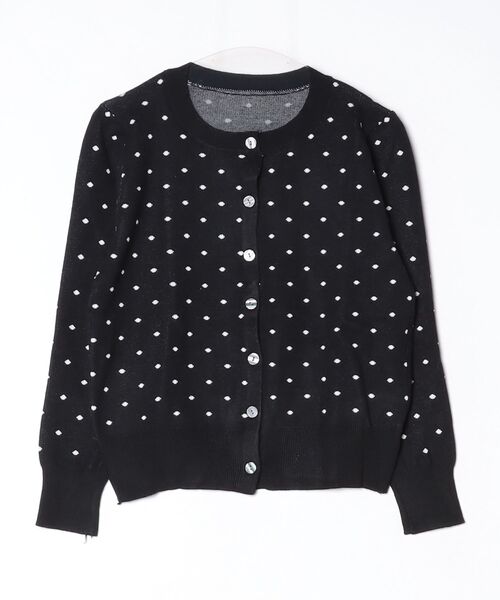 Vini（ヴィニ）の「ドットカーディガン（カーディガン/ボレロ・レディース・ブラック/グレー・MEDIUM）」の11枚目の写真