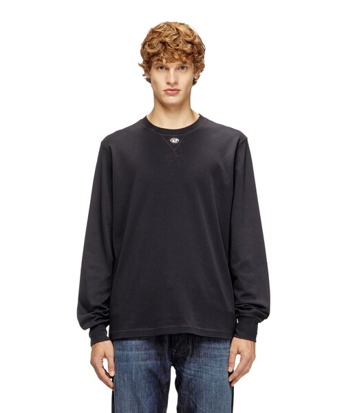 メンズ 長袖Tシャツ T-MADJUST-LS-TR（Tシャツ/カットソー）｜DIESEL
