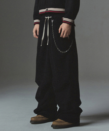 NOT4NERD(�m�b�g�t�H�[�i�[�h)��Striped Rib Parachute Corduroy Pants - Black(���̑��p���c)
