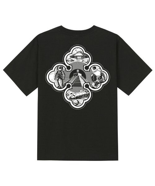 KAN6312(カン6312)の「KTB0125 アポロ半袖Tシャツ - ブラック(Tシャツ/カットソー・メンズ・その他・LARGE/MEDIUM/SMALL/X-LARGE)」の1枚目の写真