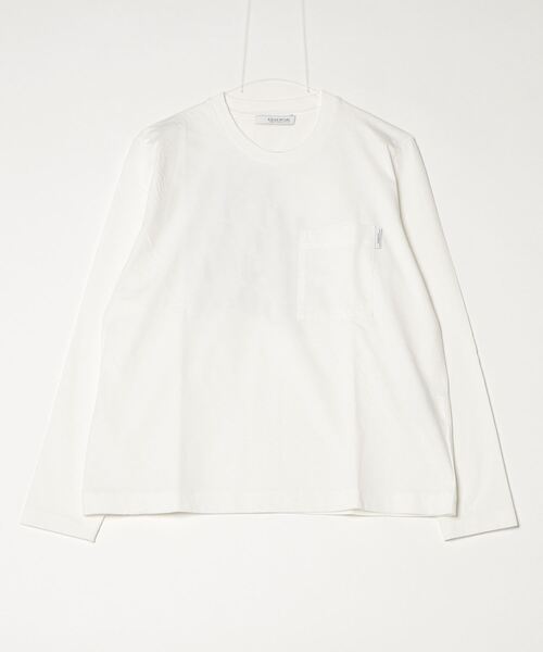 DOUBLE STANDARD CLOTHING(ダブルスタンダードクロージング)の「天竺 メッセージバックプリントロンT(Tシャツ/カットソー・レディース・ブラック/オフホワイト/ピンク・FREE)」の8枚目の写真