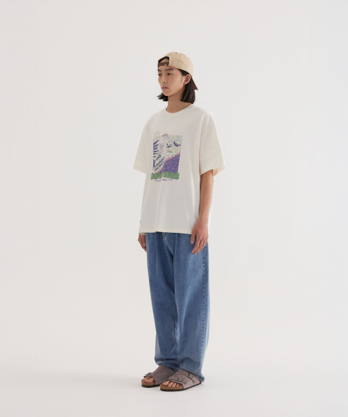 COVERNAT(カバーナット)の「クールコットンバカンスグラフィックTシャツ アイボリー(Tシャツ/カットソー・レディース・その他・SMALL/MEDIUM/LARGE/X-LARGE/XX-LARGE/X-SMALL)」の5枚目の写真
