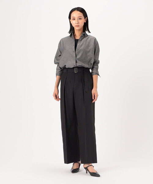 COMME CA(コムサ)の「〔 TALLサイズ 〕 ジアコットマット パンツ(その他パンツ・レディース・グレー/ブラック・13号/15号/17号)」の6枚目の写真
