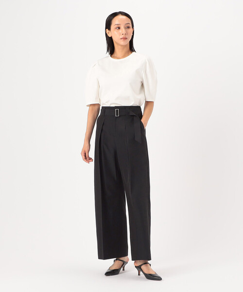 COMME CA(コムサ)の「〔 TALLサイズ 〕 ジアコットマット パンツ(その他パンツ・レディース・グレー/ブラック・13号/15号/17号)」の7枚目の写真