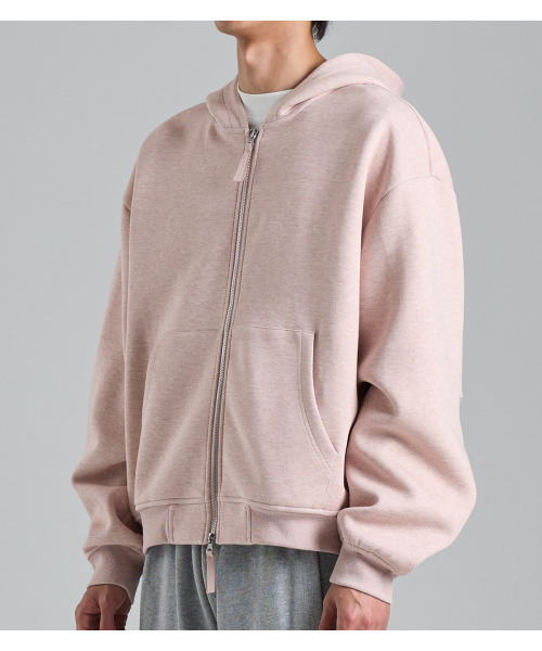 BUTTON SEOUL(ボタンソウル)の「ツーウェイコットンフードジップアップ(ライトローズ)(パーカー・メンズ・その他・MEDIUM/LARGE/X-LARGE)」の3枚目の写真