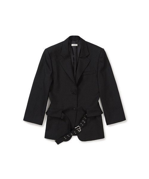 LCDC TM(エルシーディーシーティーエム)の「OVERSIZED TAILORED JACKET (BLACK)(テーラードジャケット・レディース・その他・OS)」の1枚目の写真