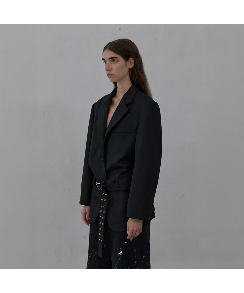 LCDC TM(エルシーディーシーティーエム)の「OVERSIZED TAILORED JACKET (BLACK)(テーラードジャケット・レディース・その他・OS)」の5枚目の写真