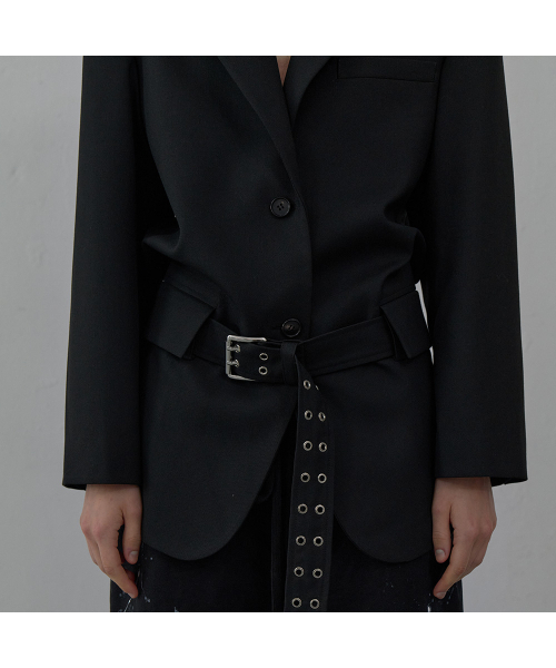 LCDC TM(エルシーディーシーティーエム)の「OVERSIZED TAILORED JACKET (BLACK)(テーラードジャケット・レディース・その他・OS)」の6枚目の写真