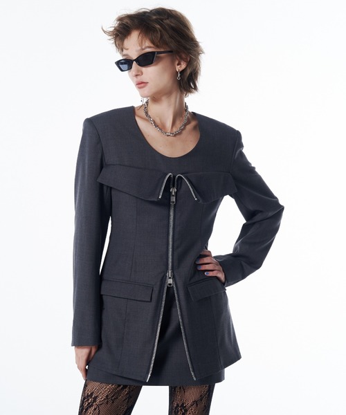 セール】DOCKING MINI DRESS/ドッキングミニドレス（ワンピース