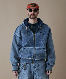 PENFIELD（ペンフィールド）の「[TRAILWEAR] フェイディッドインディゴフルジップフードインディゴ_FR1KH11U（パーカー）」