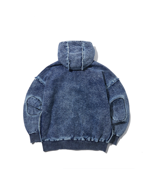 PENFIELD（ペンフィールド）の「[TRAILWEAR] フェイディッドインディゴフルジップフードインディゴ_FR1KH11U（パーカー・メンズ・ダークブルー・SMALL/MEDIUM/LARGE/X-LARGE）」の3枚目の写真