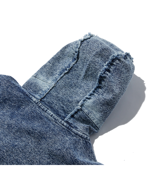 PENFIELD（ペンフィールド）の「[TRAILWEAR] フェイディッドインディゴフルジップフードインディゴ_FR1KH11U（パーカー・メンズ・ダークブルー・SMALL/MEDIUM/LARGE/X-LARGE）」の5枚目の写真