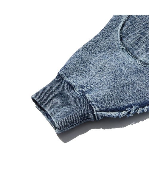 PENFIELD（ペンフィールド）の「[TRAILWEAR] フェイディッドインディゴフルジップフードインディゴ_FR1KH11U（パーカー・メンズ・ダークブルー・SMALL/MEDIUM/LARGE/X-LARGE）」の9枚目の写真