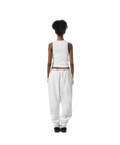 222(イトゥドゥル)の「PANTS 010 (WHITE)(スウェットパンツ・レディース・ホワイト・FREE)」の3枚目の写真